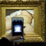 MeToo aktivistleri Fransız sanatçı Courbet'in vulvasını kırmızıya boyadı